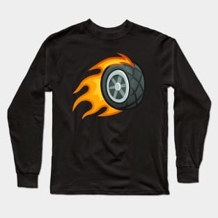 Rez's Burning Rubber Long Sleeve T-Shirt